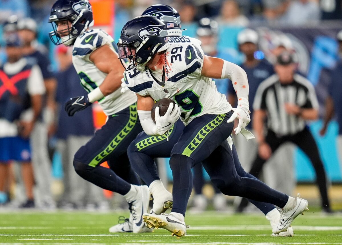 Seahawks elevate S Ty Okada and QB Jaren Hall from practice squad