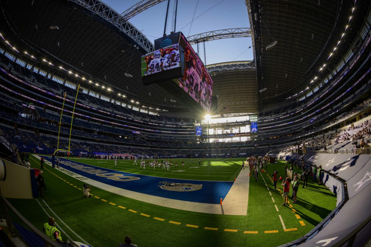 No one injured as piece of sheet metal falls from roof of AT&T Stadium