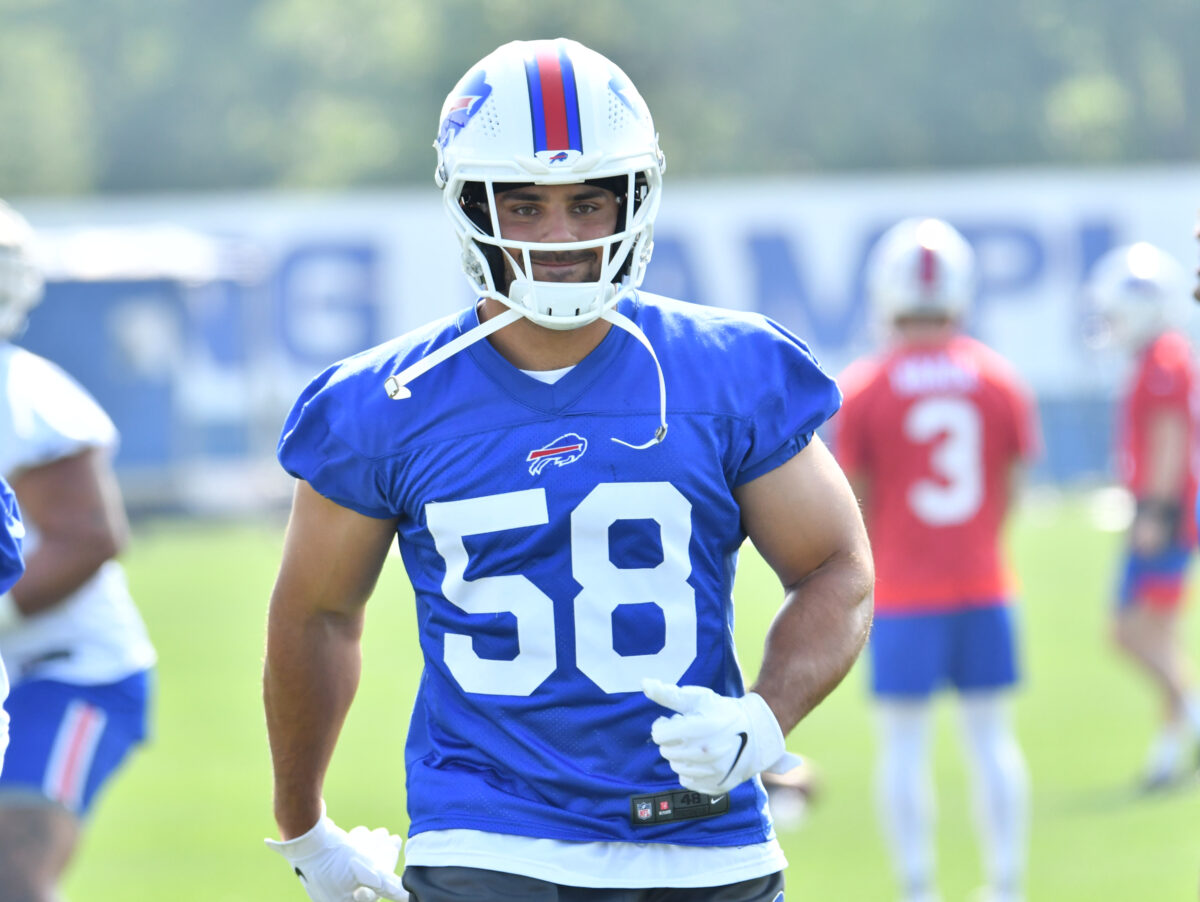 Highlights: Bills’ Matt Milano makes first return to practice from injury