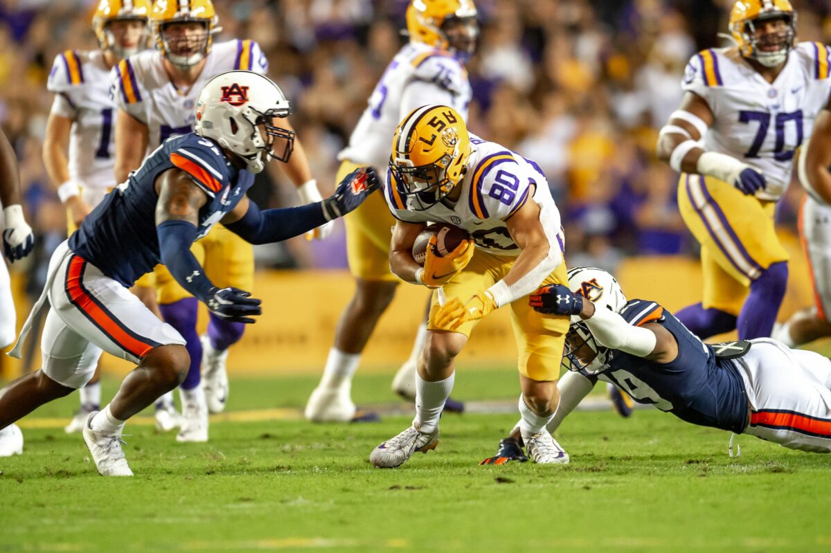 Former LSU WR Jack Bech finding success with TCU as senior