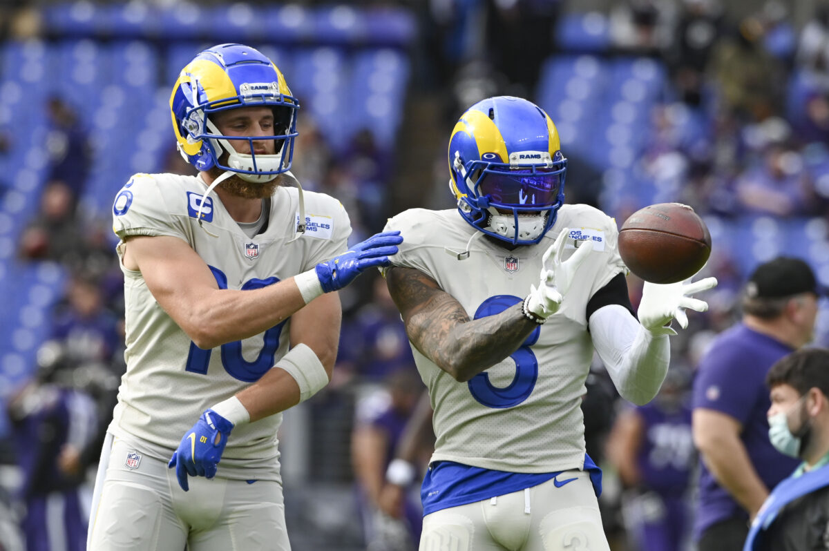 Look: Cooper Kupp and Odell Beckham Jr. link up before Monday Night Football