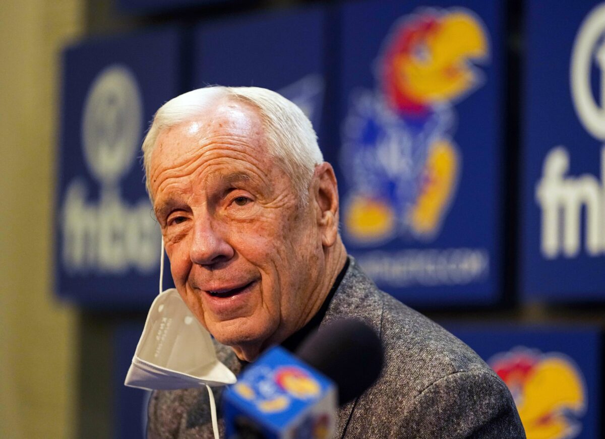 Roy Williams had a perfect reason for not attending Kansas-North Carolina at Allen Fieldhouse