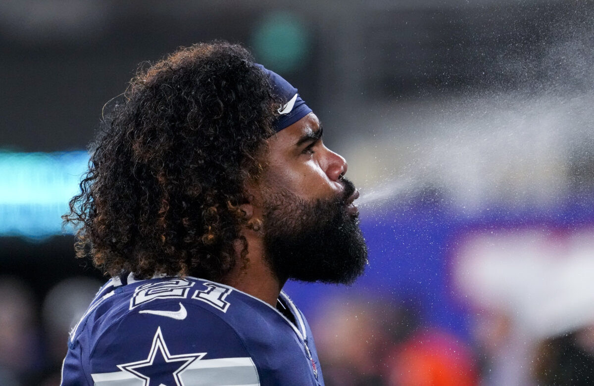 Is Ezekiel Elliott playing today? Cowboys RB room controversy 2 weeks in row