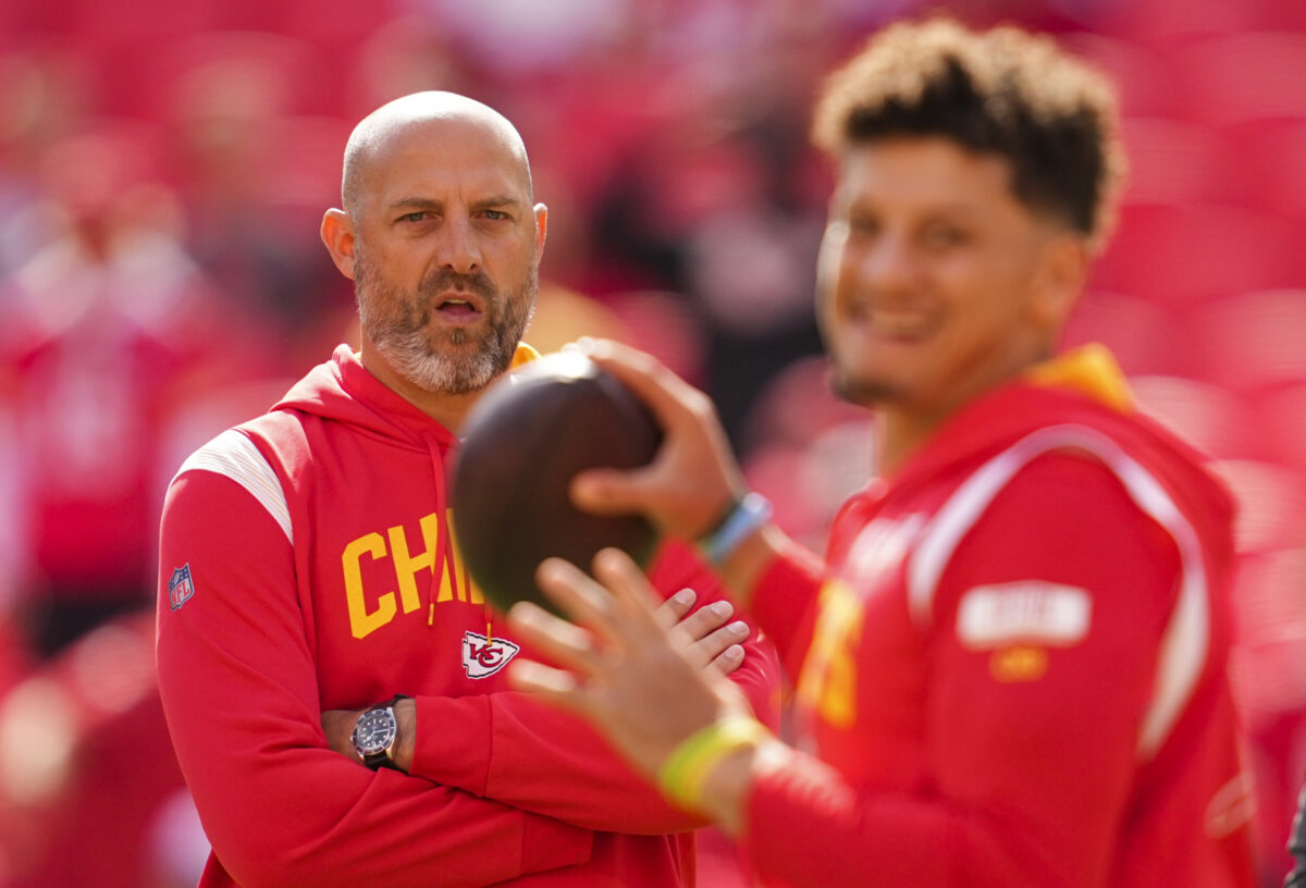 Chiefs OC Matt Nagy describes veteran wide receiver’s ‘instant synergy’ with Patrick Mahomes