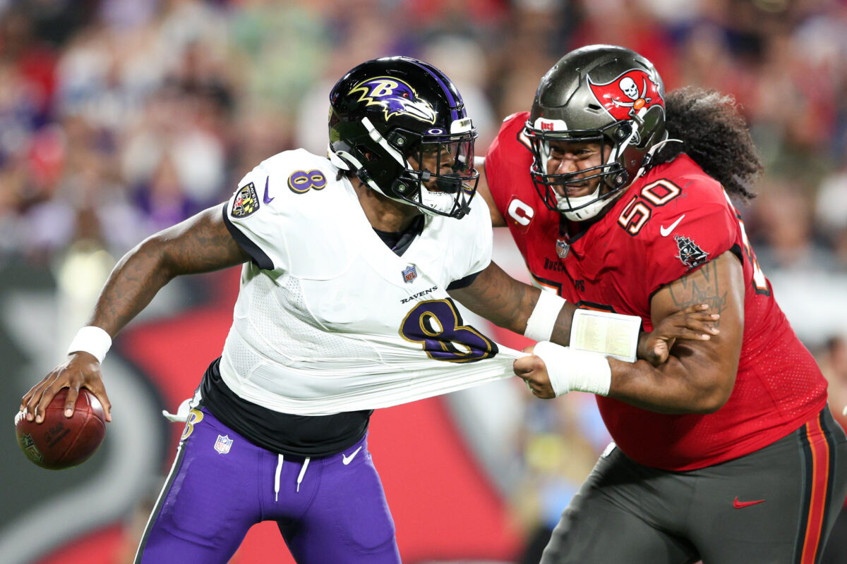 Vita Vea’s pass rush ability ranks among the best in the NFL in 2024