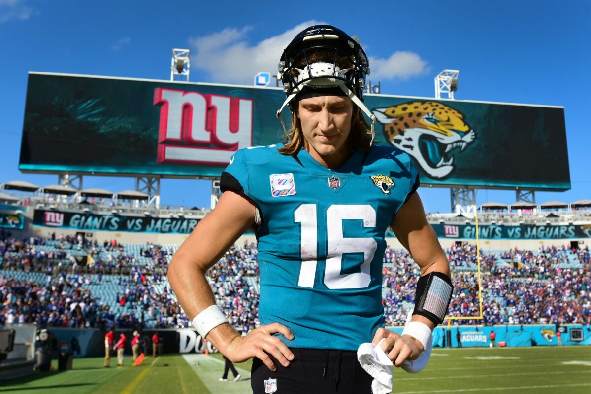 Jaguars rule out quarterback Trevor Lawrence against Lions