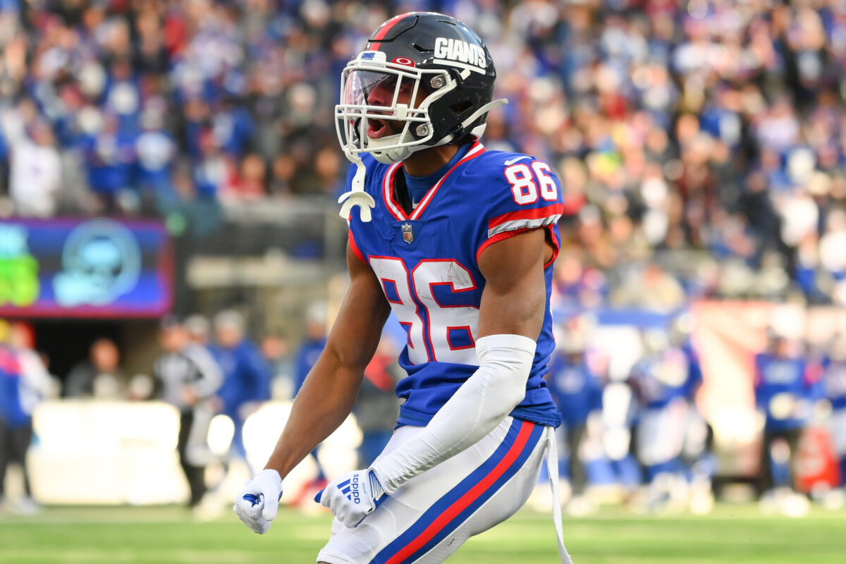 Giants injury report: Darius Slayton out vs. Panthers