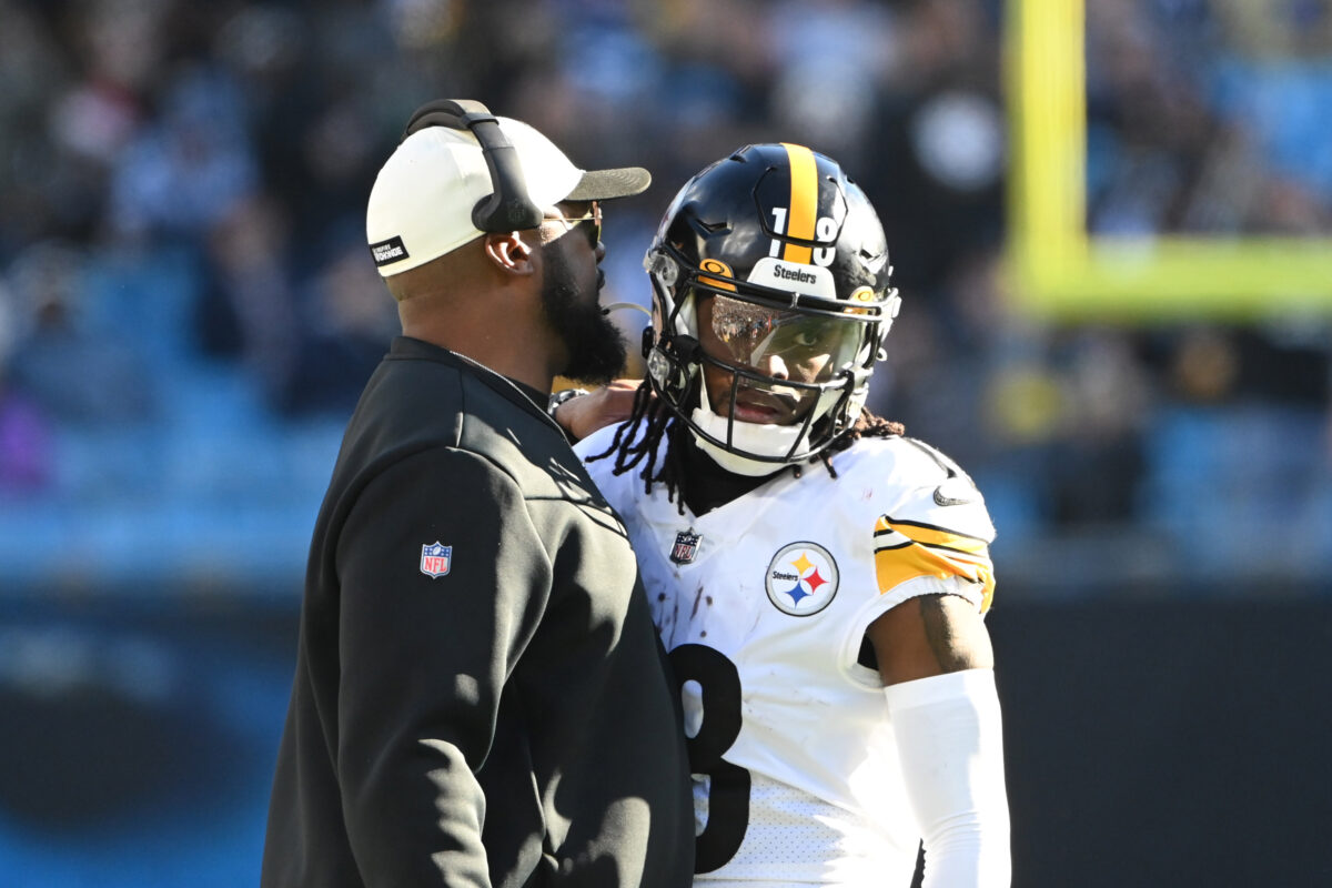 Steelers HC Mike Tomlin has blunt reaction to facing Ravens WR Diontae Johnson