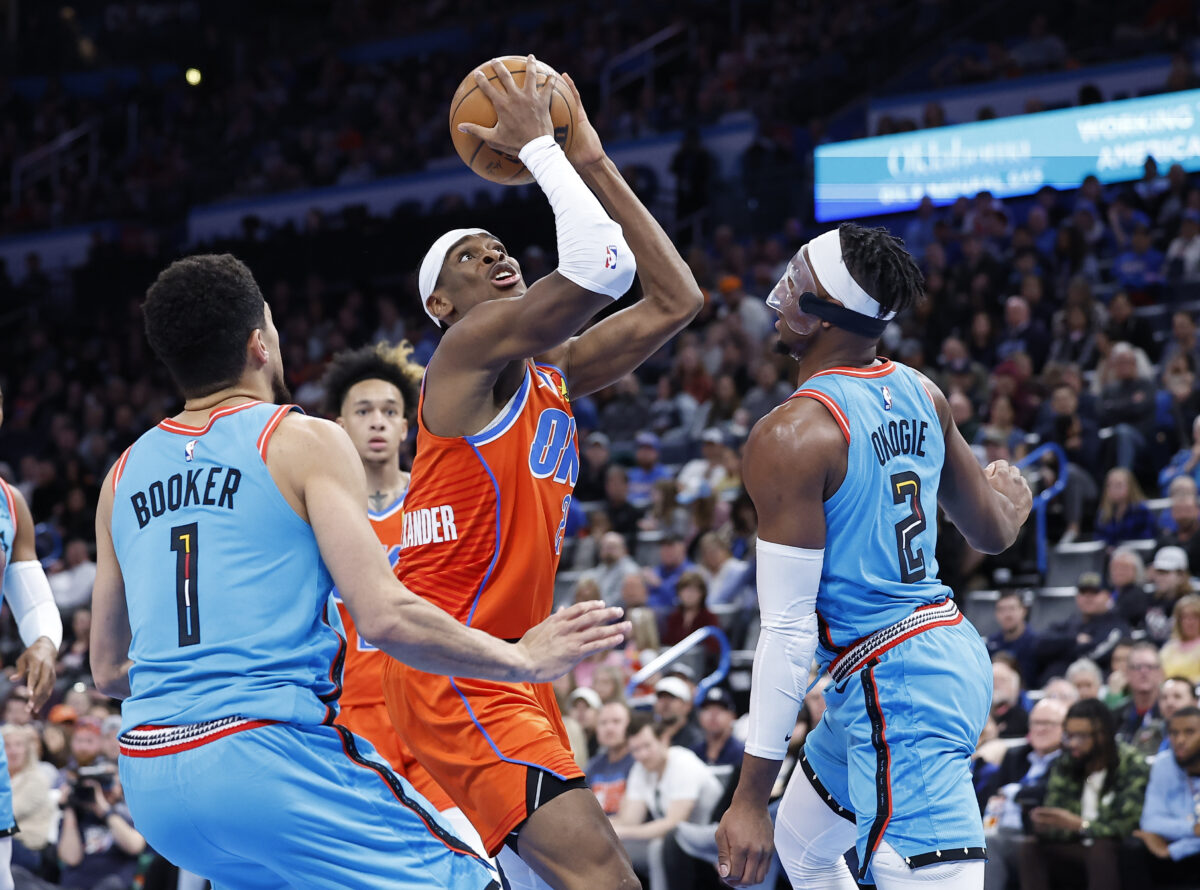 Phoenix Suns at Oklahoma City Thunder odds, picks and predictions