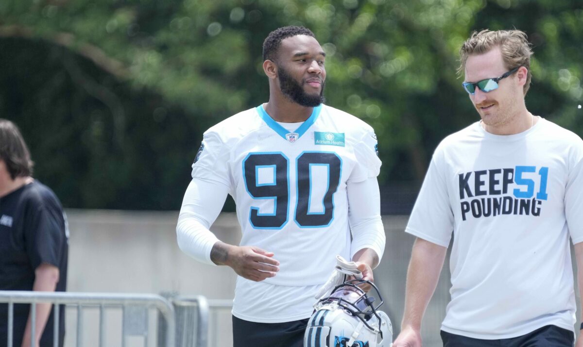 Panthers OLB Amaré Barno designated to return to practice