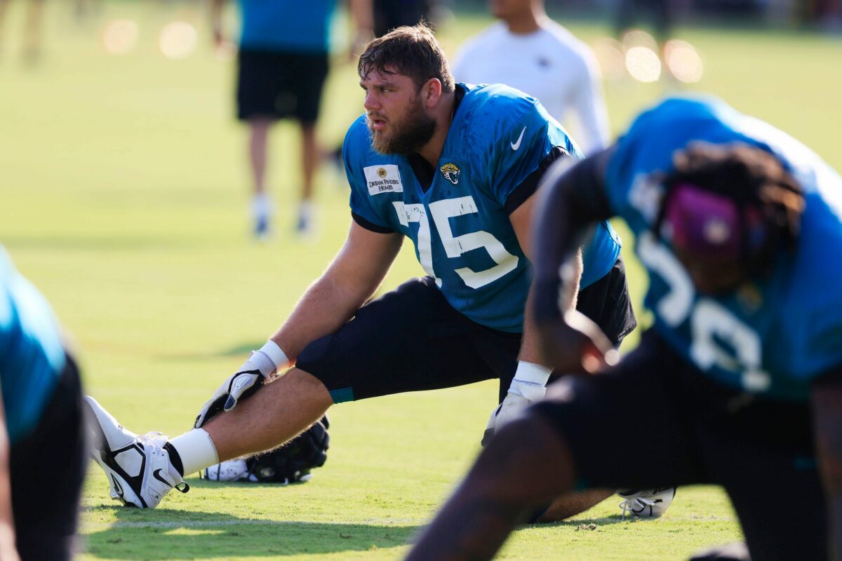 Jaguars place OL Cooper Hodges on injured reserve