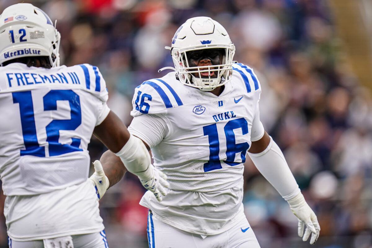 Former Duke football star Aeneas Peebles returns to Wallace Wade Stadium on Saturday