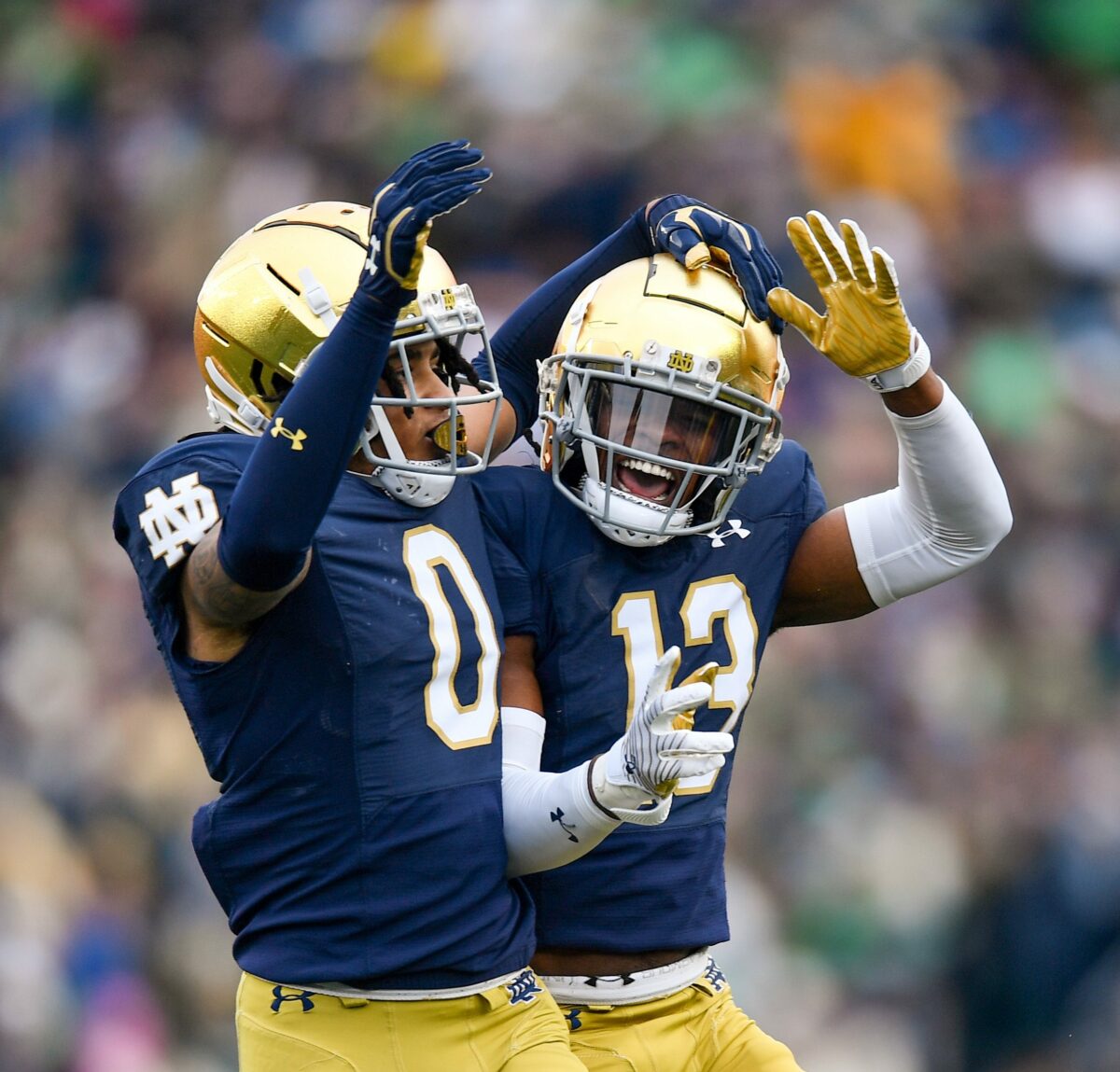 Notre Dame Week 12 highlight: Xavier Watts picks it off