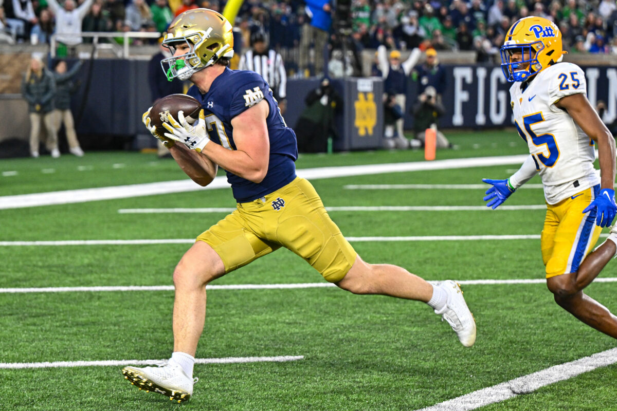 Notre Dame Week 12 highlight: Cooper Flanagan finishes the drive