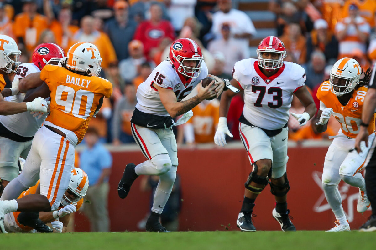 TV, kickoff time set for Georgia vs. Tennessee game