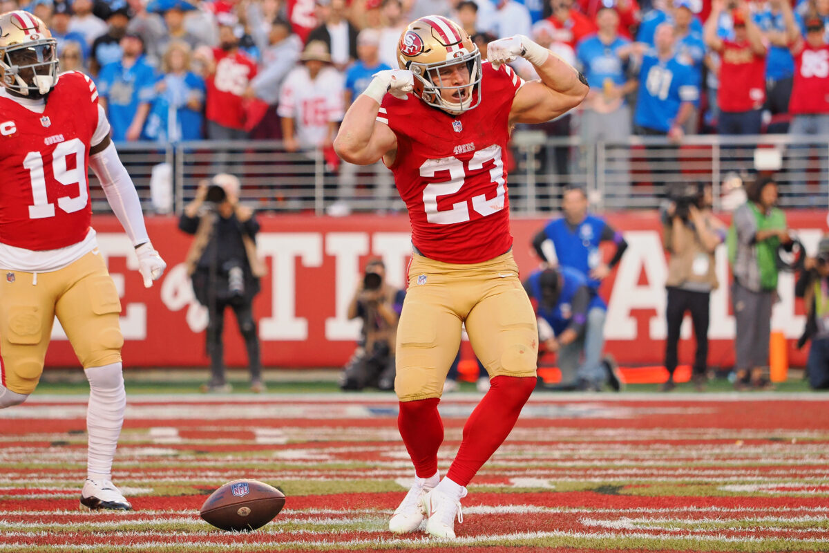 49ers injury update: Christian McCaffrey returns to practice