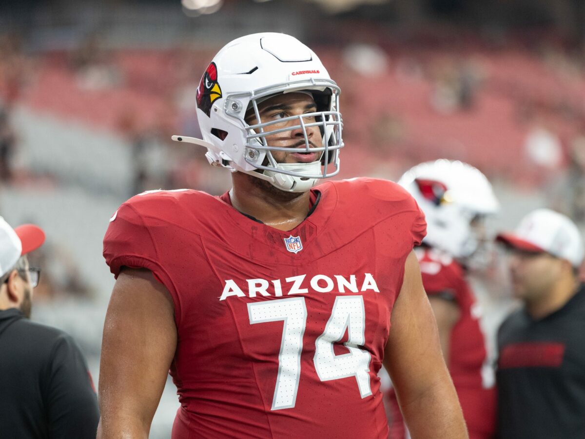 Back injury sidelined Cardinals rookie before game vs. Jets