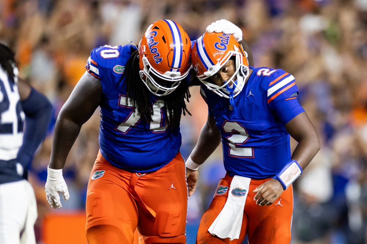 Florida football slides just outside The Athletic’s Week 10 re-rank top 50