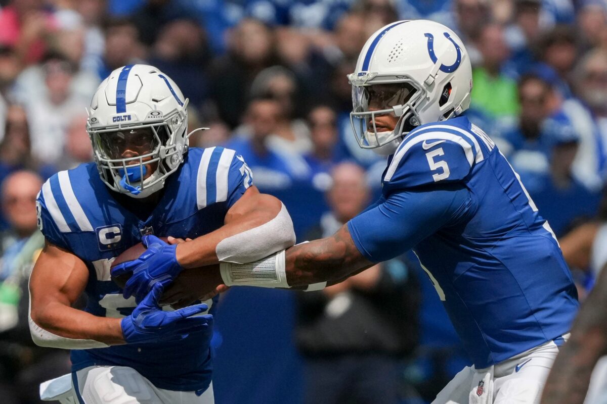 Indianapolis Colts’ run game has Lions’ attention in Week 12