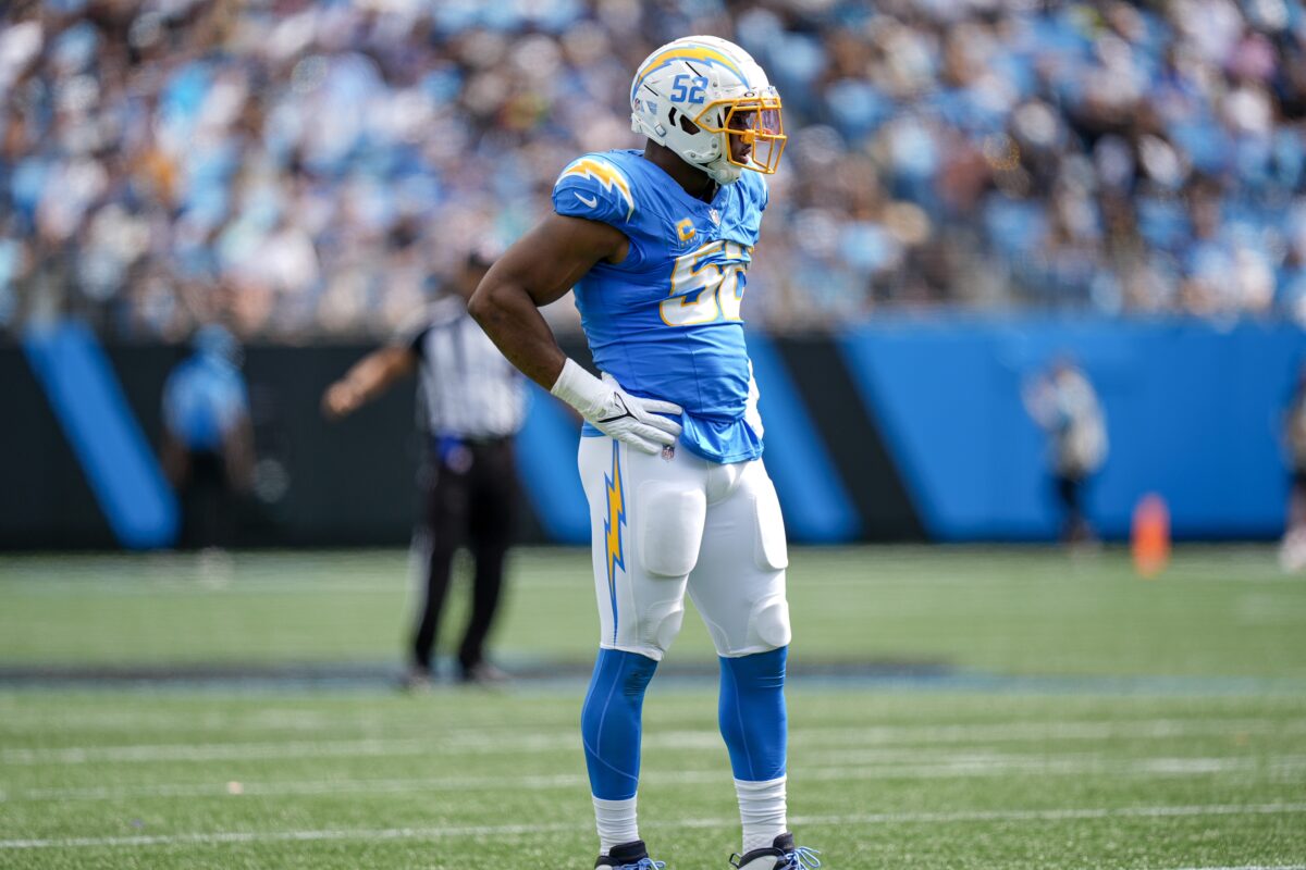 Chargers inactives: See who’s in and who’s out for Week 11 vs. Bengals