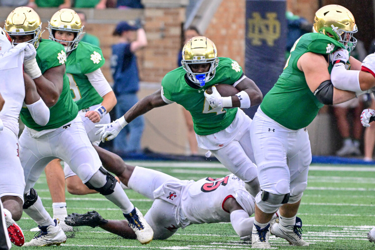 Notre Dame Week 11 highlight — Jeremiyah Love gets in on the act