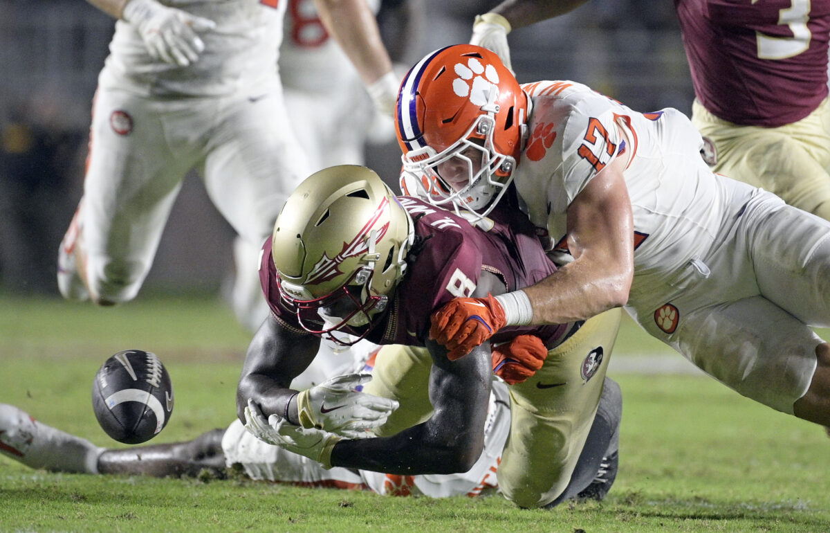 Dabo Swinney on why Wade Woodaz didn’t play against Pitt