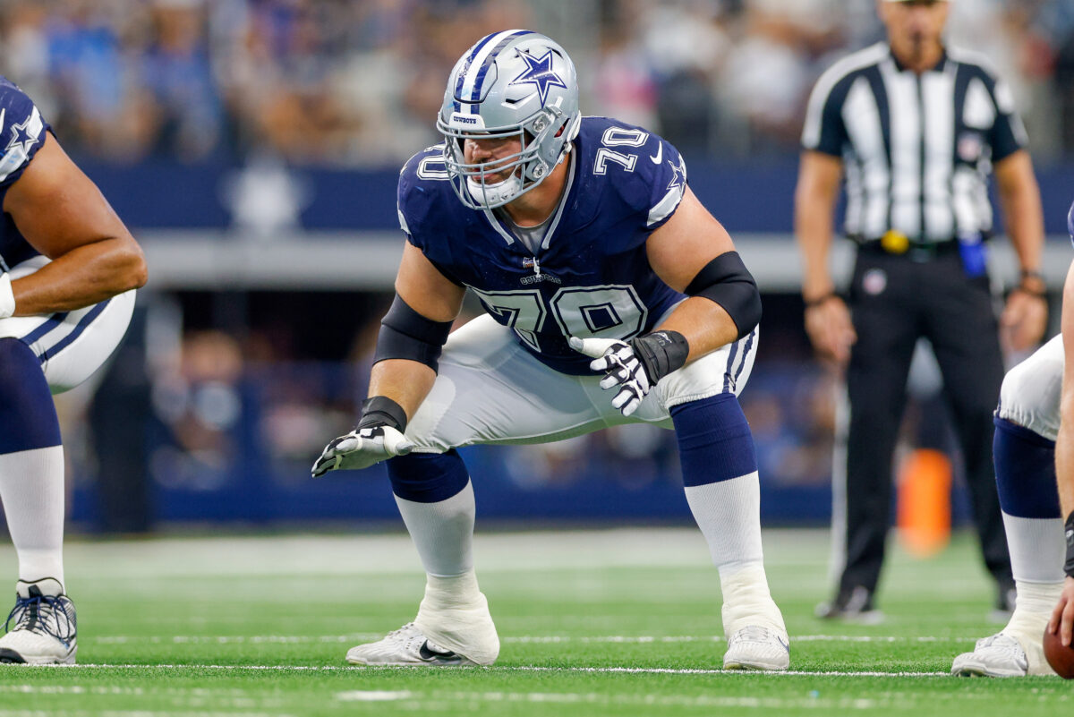 Cowboys’ All-Pro OL misses second straight day of practice with injury