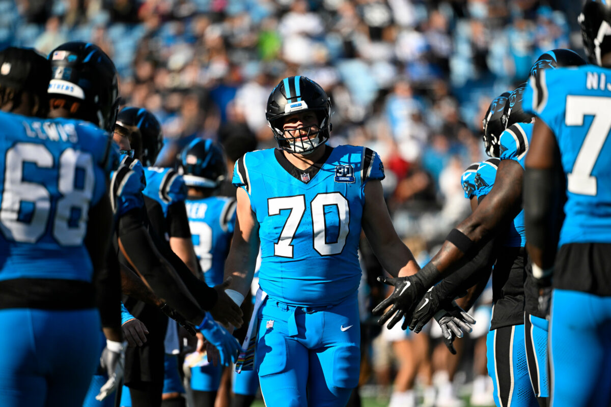 Brady Christensen’s versatility shining along Panthers’ offensive line