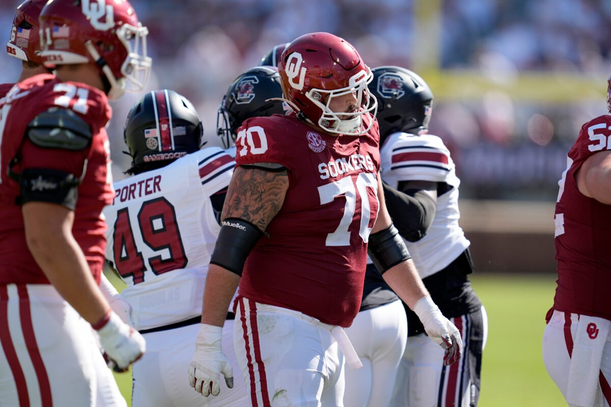 Oklahoma to be without starting offensive tackles vs. Maine per Report