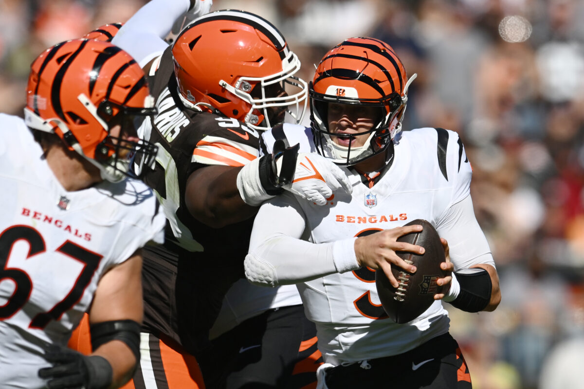 Bengals’ Week 16 game vs. Browns flexed out of Thursday night