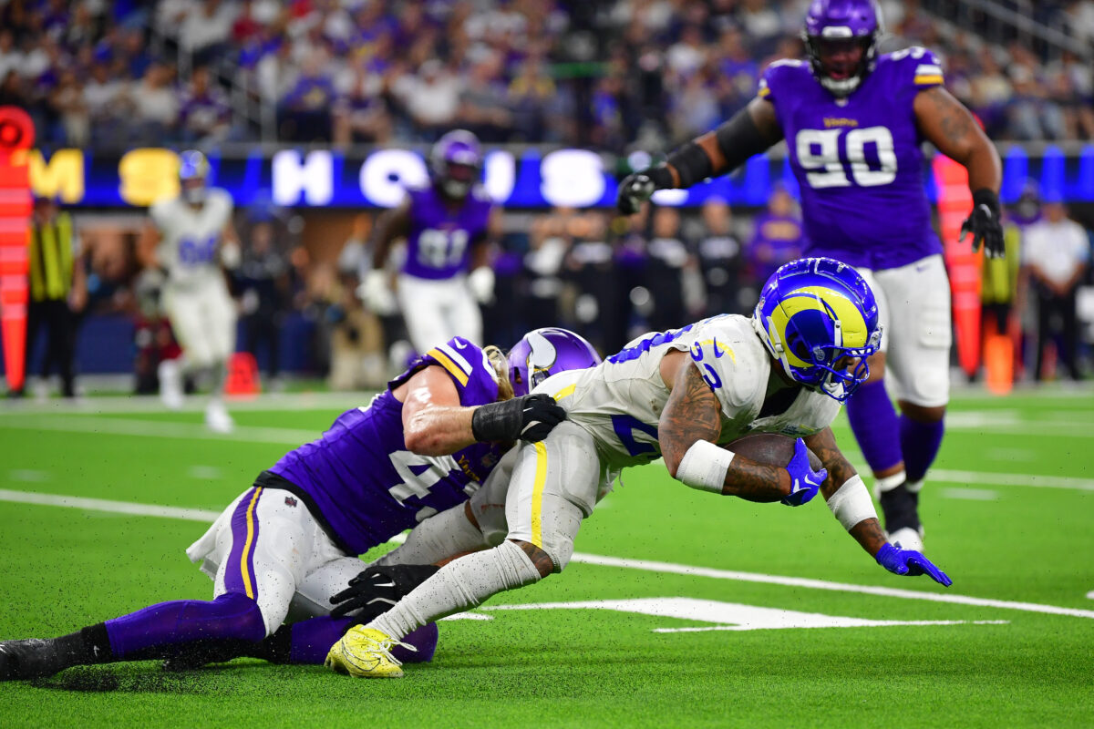 Vikings LB Andrew Van Ginkel was ‘banged up’ against the Colts in Week 9