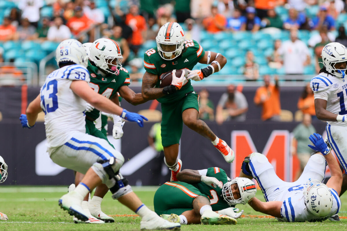 Turnovers and explosive plays cost Duke football a major Miami upset, Manny Diaz says