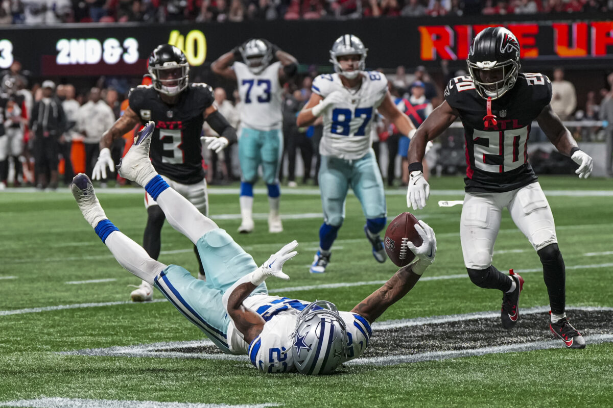 NFL update: Cowboys trail Falcons 14-10 at break, 1st half stats and highlights