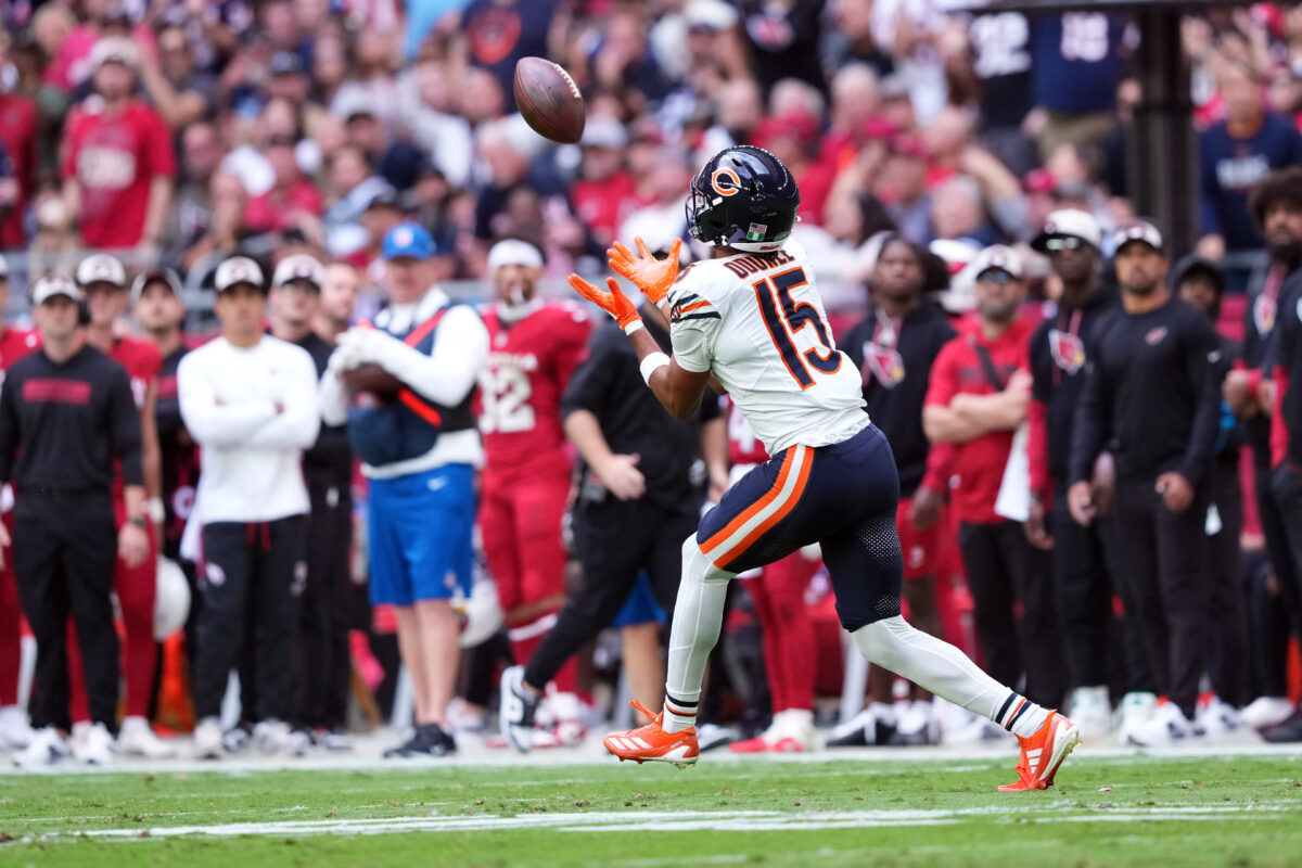 Rome Odunze eclipses 100-yard mark for second time in Chicago Bears loss