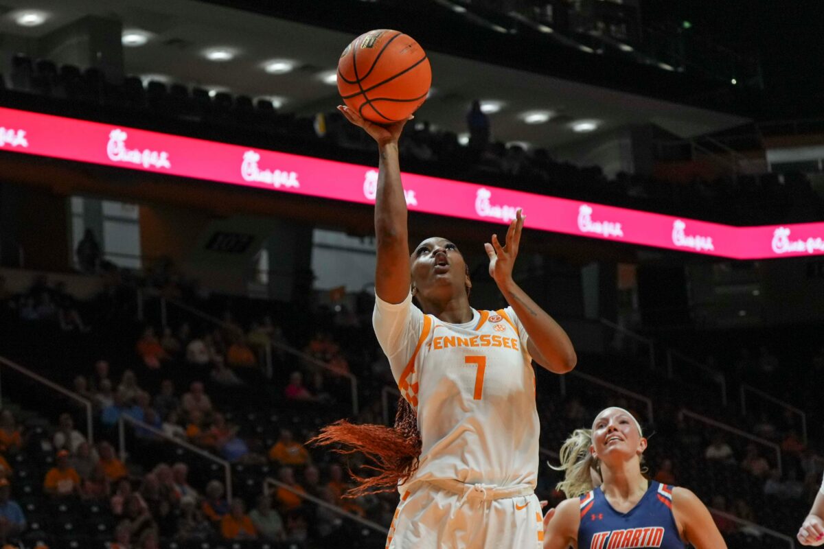 Lady Vols force 31 turnovers in 40-point win over UT Martin