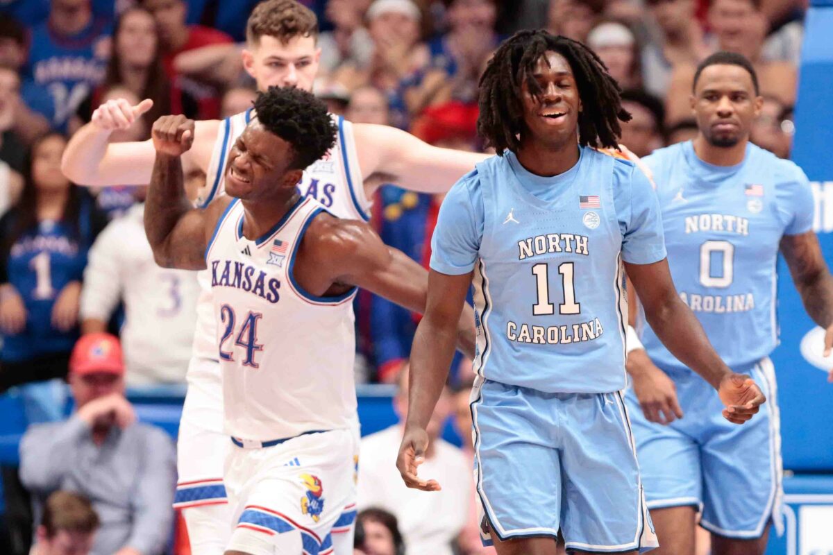 Tar Heels mount comeback but fall short at Kansas