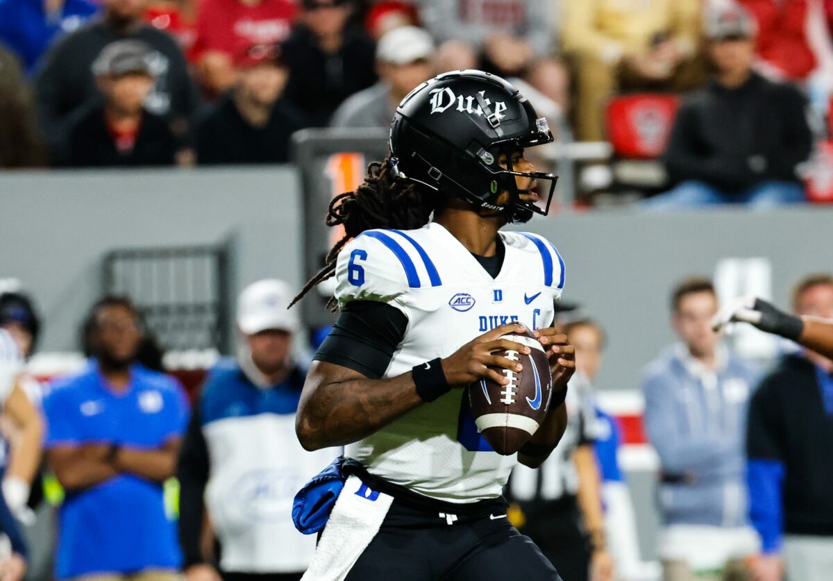 Maalik Murphy needs just three more passing touchdowns to break a Duke football record