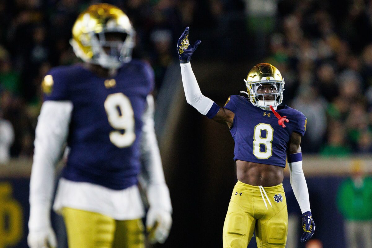 Notre Dame Week 12 highlight: Adon Shuler steals it away