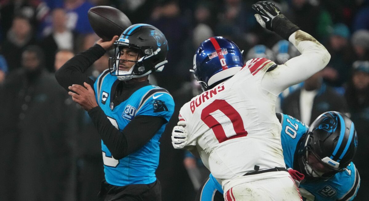 Panthers QB Bryce Young, Giants OLB Brian Burns renew friendship in Germany