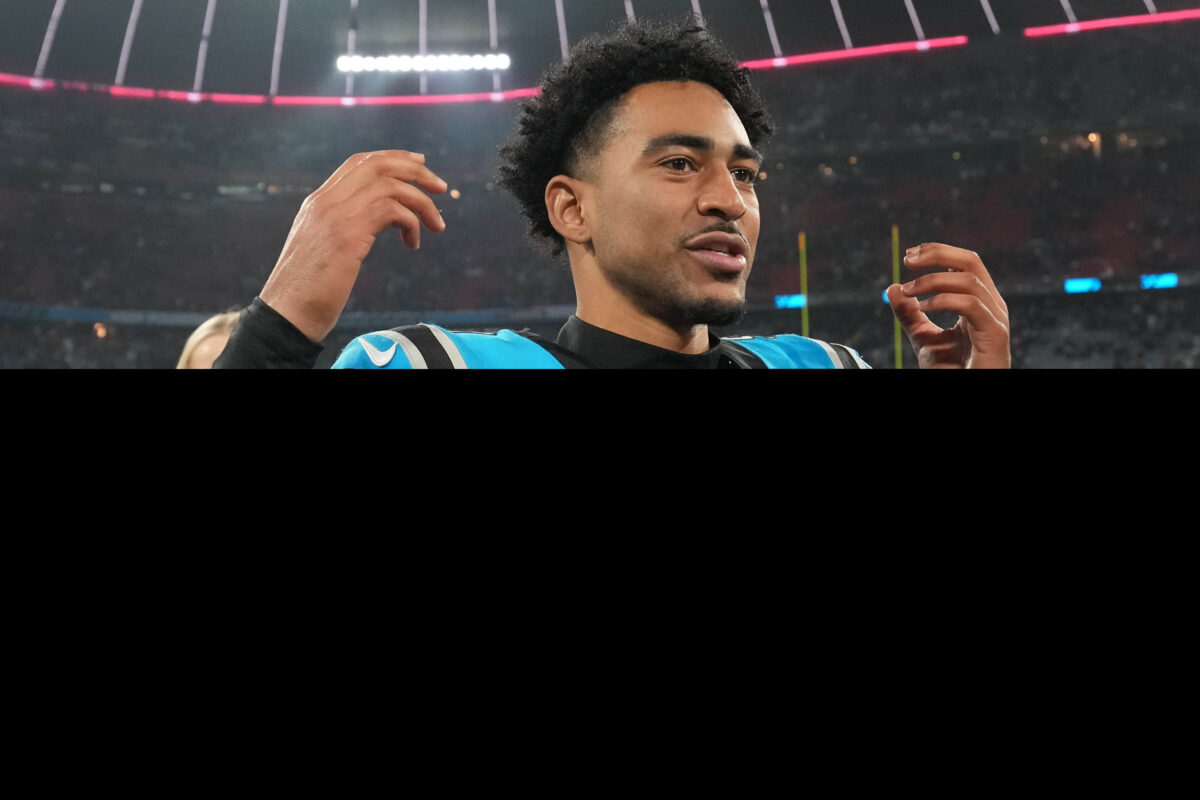 Panthers QB Bryce Young is asked what he’s learned during 2-game win streak