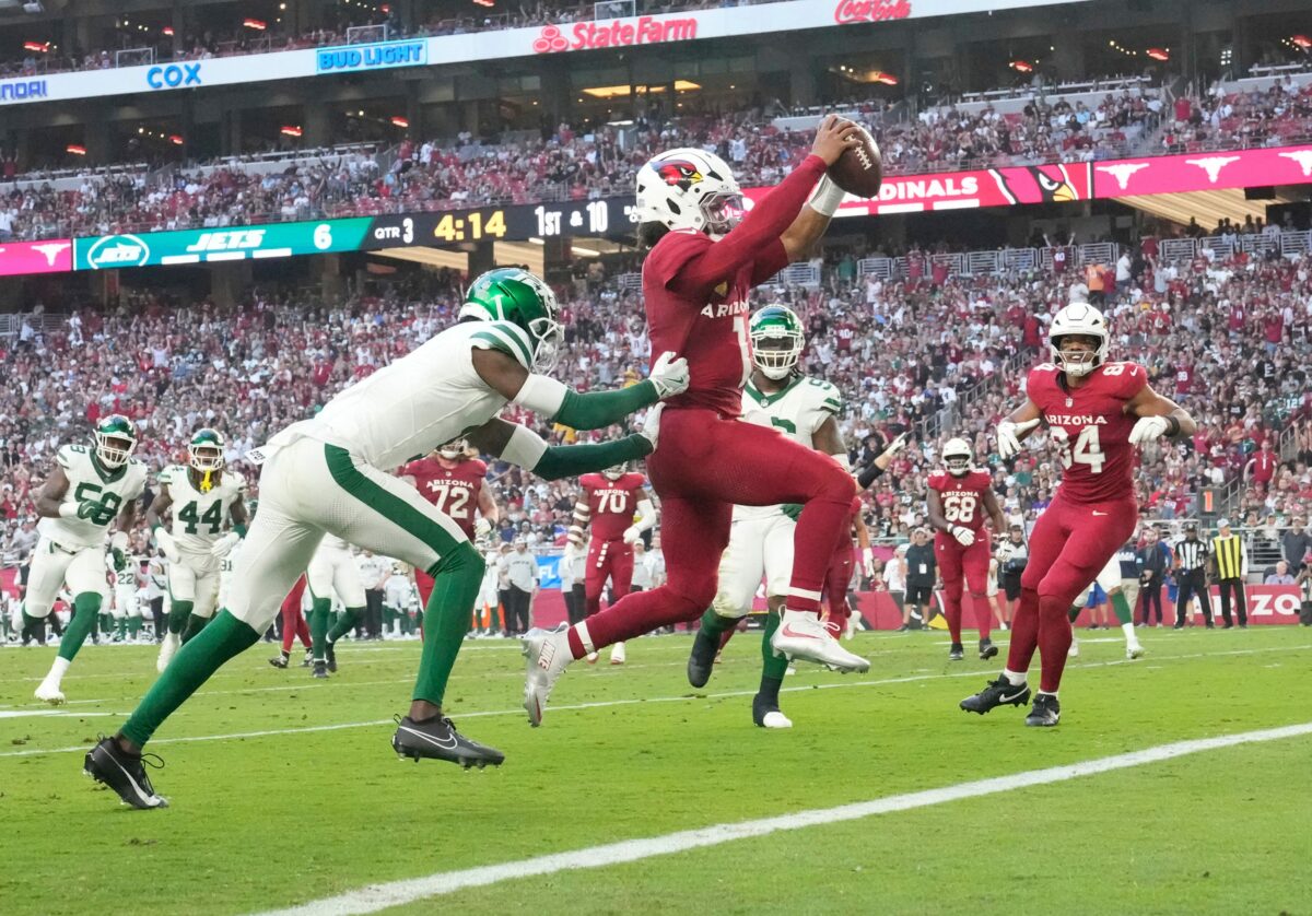 James Conner’s butt cheek costs Kyler Murray a touchdown pass