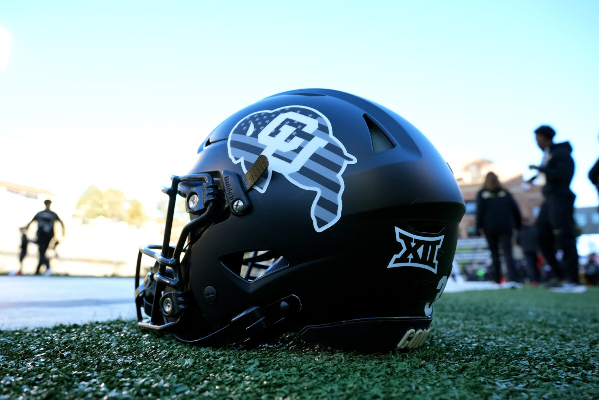 Colorado sporting new uniform combination, American flag helmet vs. Utah