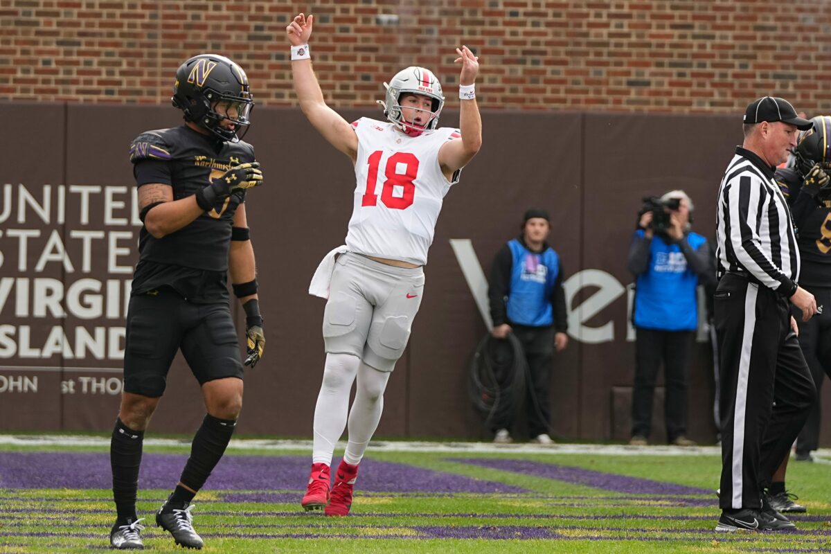 Will Howard earns top Pro Football Focus passer grade for Week 12 effort