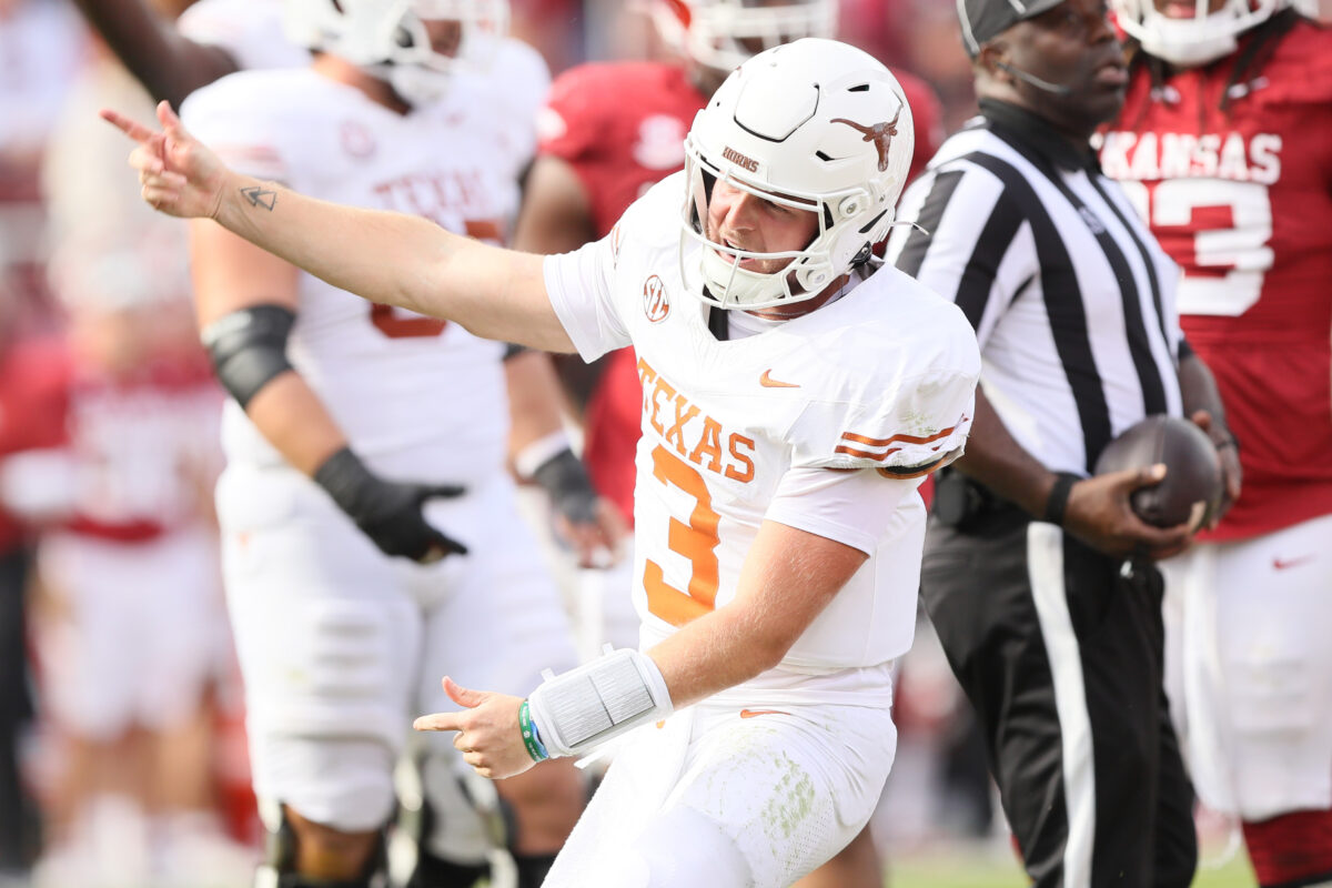 Texas holds at No. 3 in latest College Football Playoff ranking, but what seed are Longhorns?