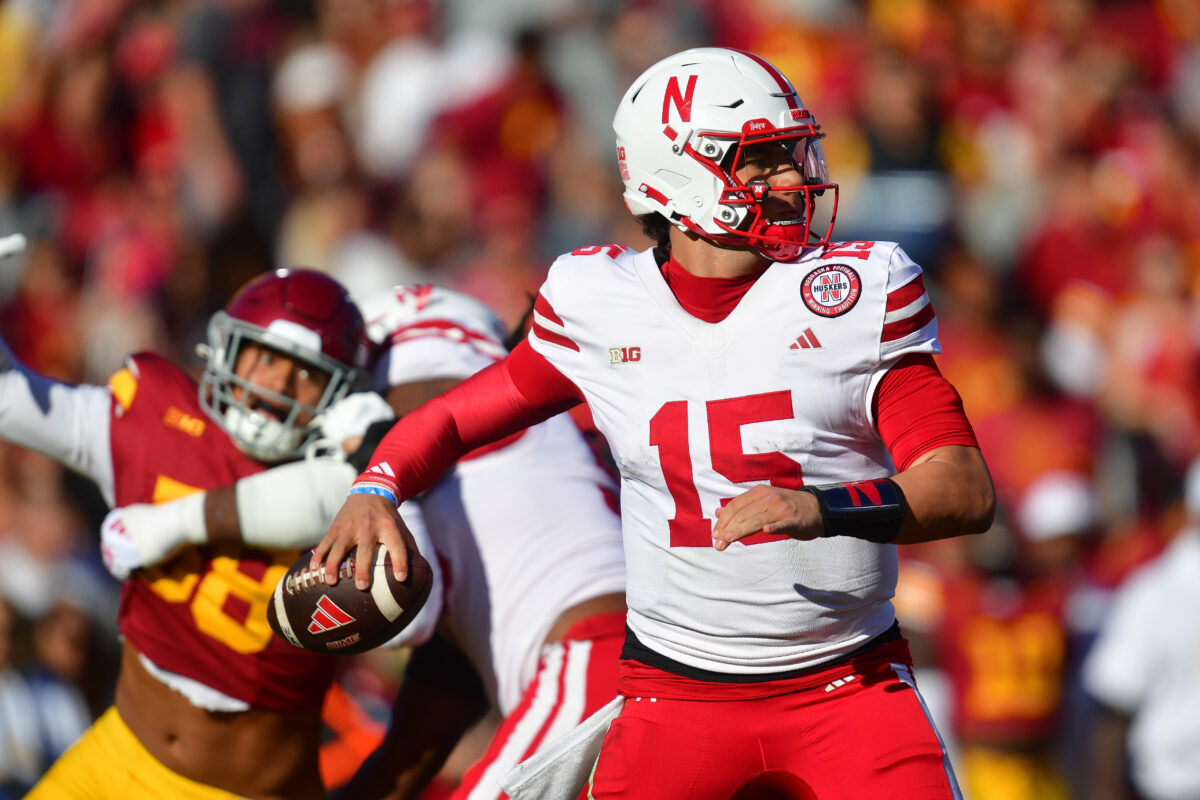 Dylan Raiola optimistic about Huskers chances to salvage season