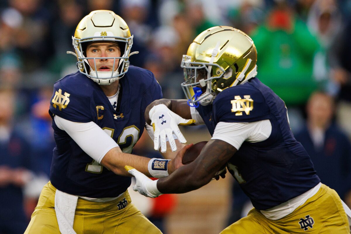 Notre Dame Week 12 highlight: Jeremiyah Love takes it to the house for the second time