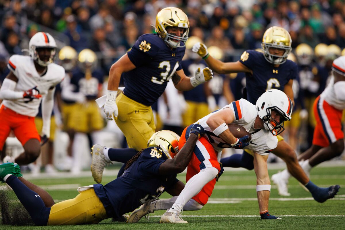 Notre Dame football leads the nation in this important defensive stat