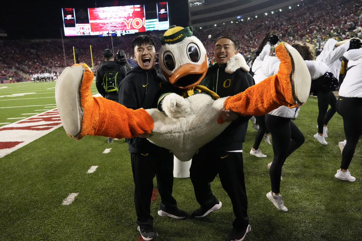 Photo Gallery: Ducks sneak out of Camp Randall with a close win