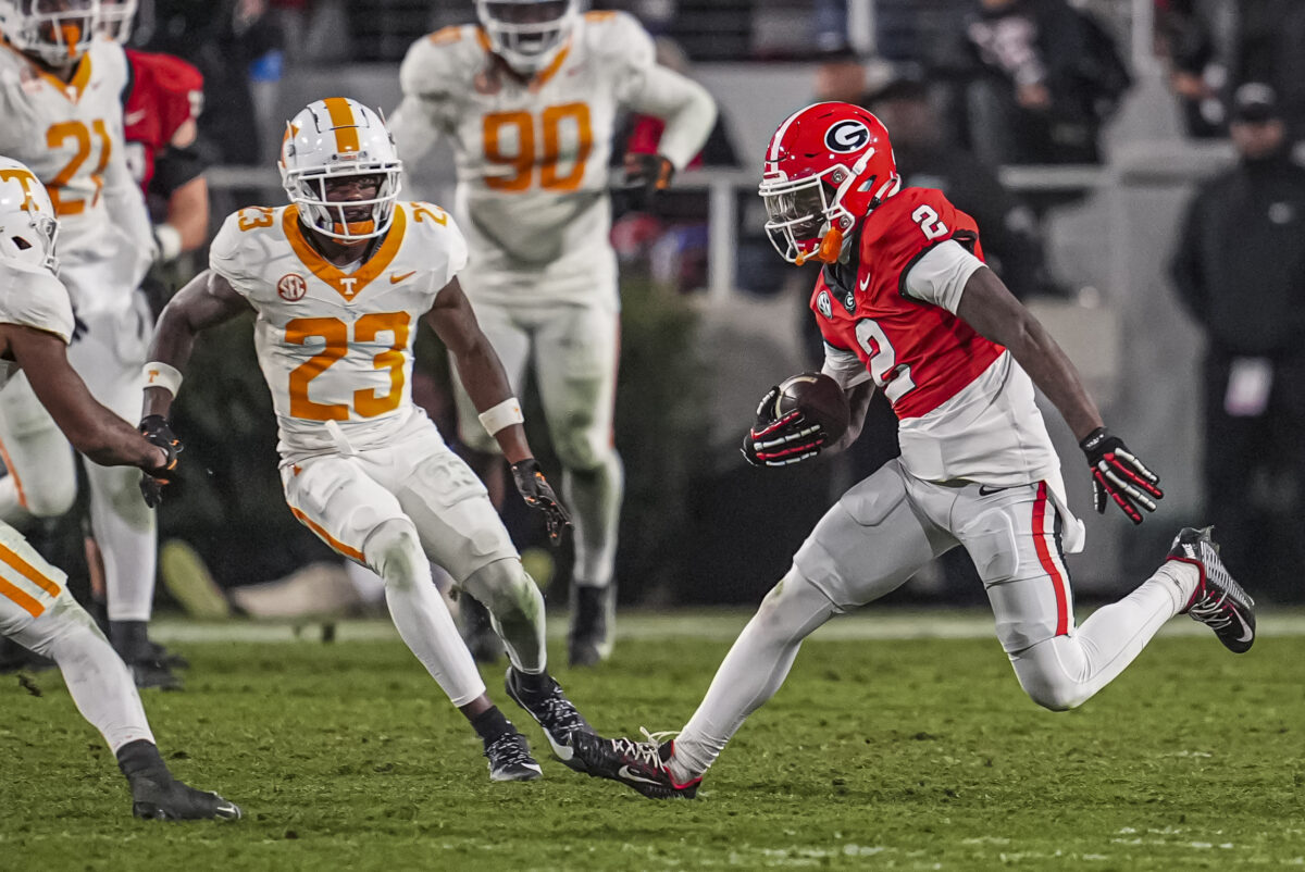 Georgia freshman wide receiver has breakout game against Tennessee