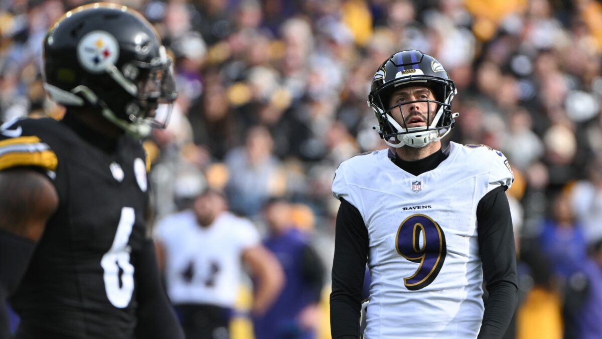 Justin Tucker struggles again in Steelers’ win over Ravens